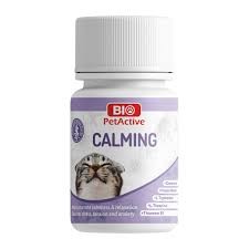 Bio PetActive Calming Φυσικό Συμπλήρωμα Διατροφής για την Αντιμετώπιση του Άγχους για Γάτες